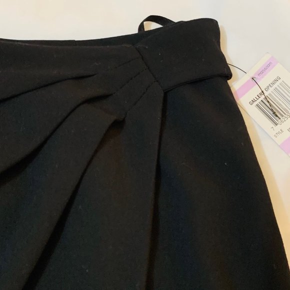 Alfani Black Pencil Skirt with Side Zipper Size 6 New With Tags - Picture 3 of 10
